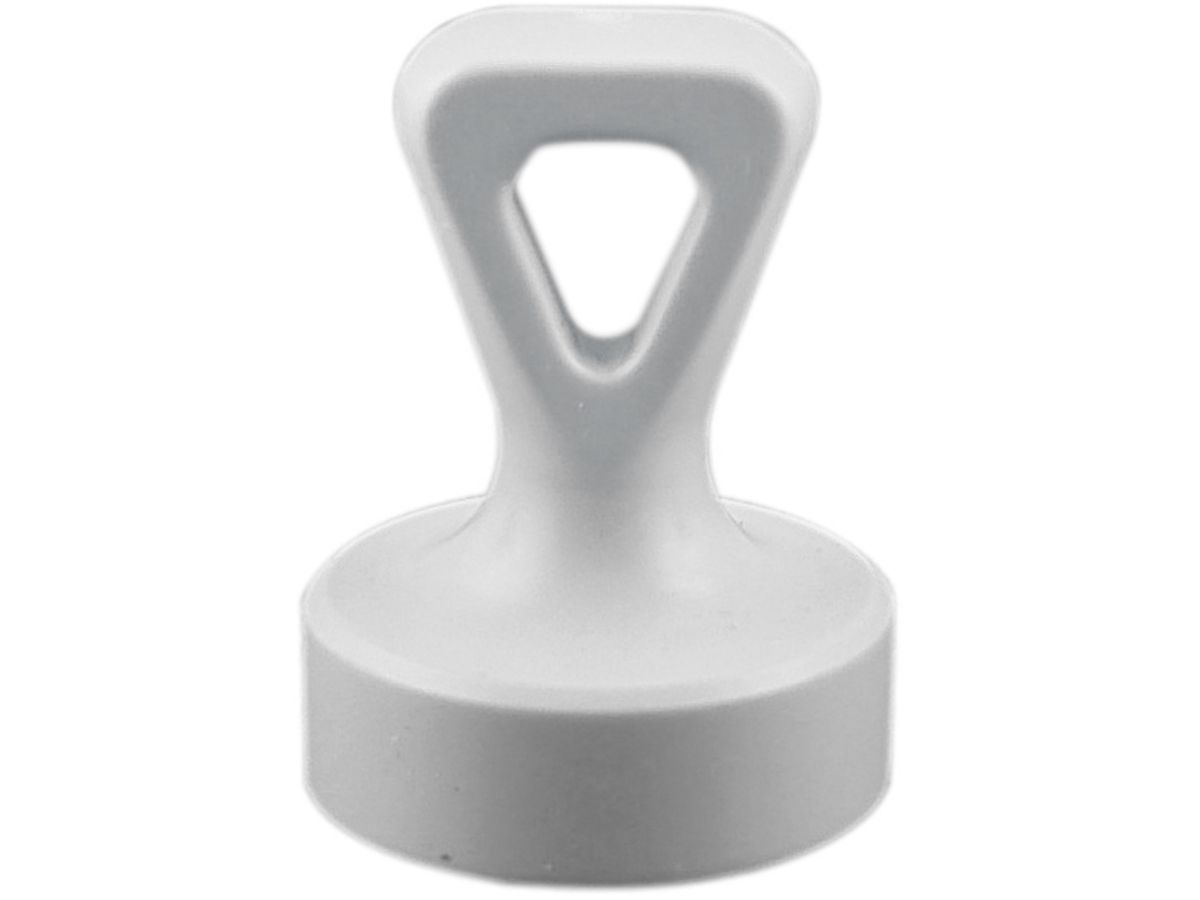 BEREC Griffmagnet Kunststoff 17mm GM16S.56 Öse grau 2 Stück (7640106620912)