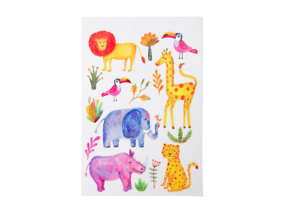 I AM CREATIVE Rub on Sticker 12x17.7cm 4010.63 Dschungel (7611983265602)