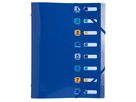EXACOMPTA Ordnungsmappe A4 56212E marineblau PP, 8 Fächer (3130630562122)
