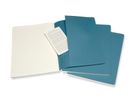 MOLESKINE QuadernoxL 3x 25x19cm 629605 rigato, vivid blu, 120 pagine (8058647629605)