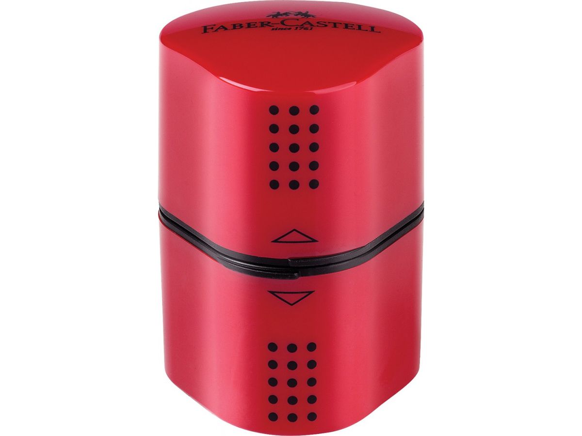 FABER-CASTELL Taille-crayon Grip 2001 183801 bleu/muron 10 pcs. (4005401063865)