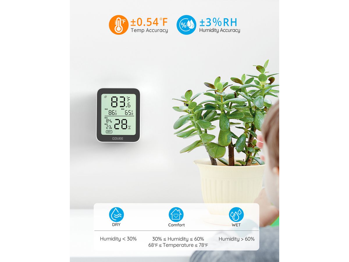 GOVEE BT Thermometer Hygrometer H5075001 weiss (6974316991489)