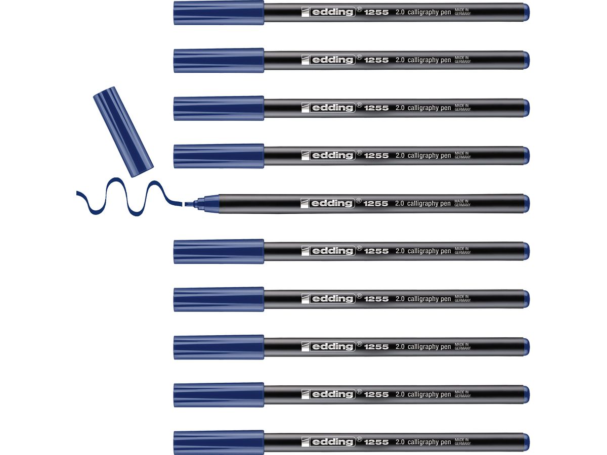 EDDING Calligraphy 1255 2mm 1255-17-2.0 blau (4004764926329)