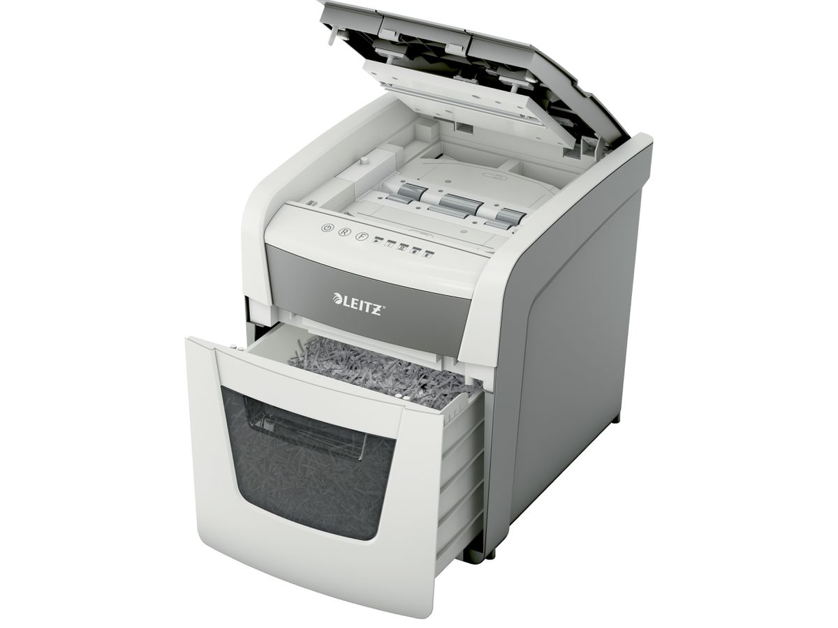 LEITZ Aktenvernichter IQ AF 80352000 Small Office 50, P-4, 20lt (4002432130047)