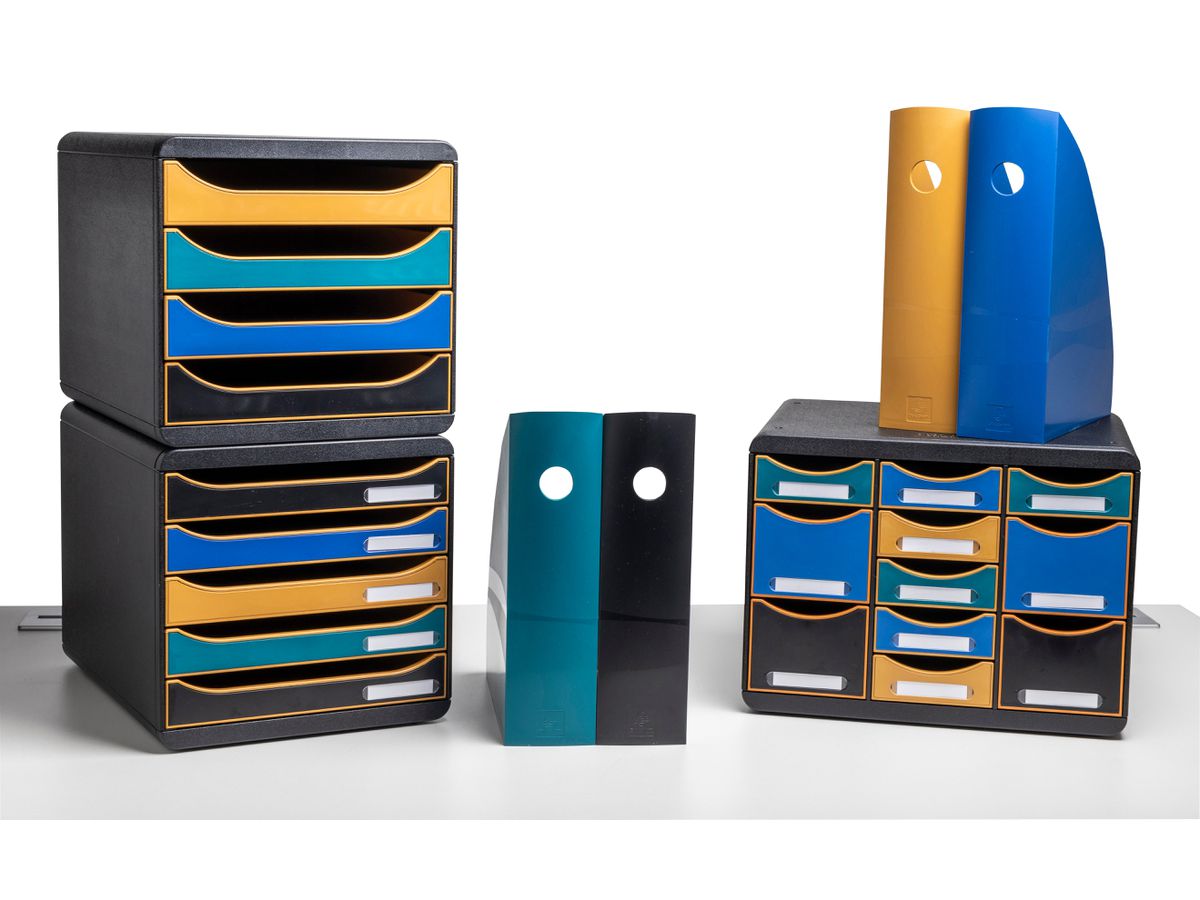 EXACOMPTA Schubladenbox NEO DECO A4+ 310505D Big Box, 4 Schubladen (9002493105058)