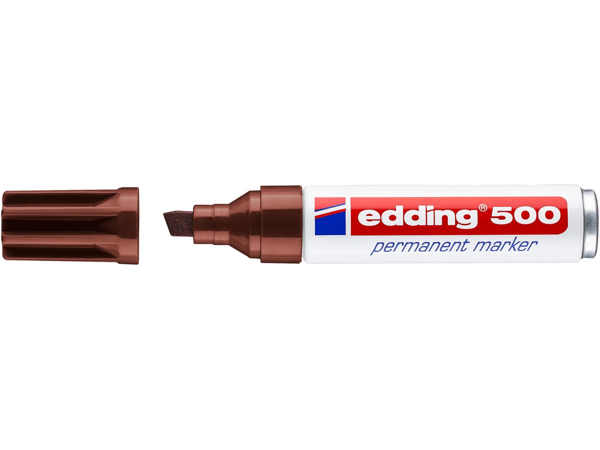 EDDING Permanent Marker 500 2-7mm 500-7 braun (4004764373697)