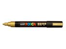 POSCA Marker 1.8-2.5mm PC-5M GOLD gold, Rundspitze (4902778916261)