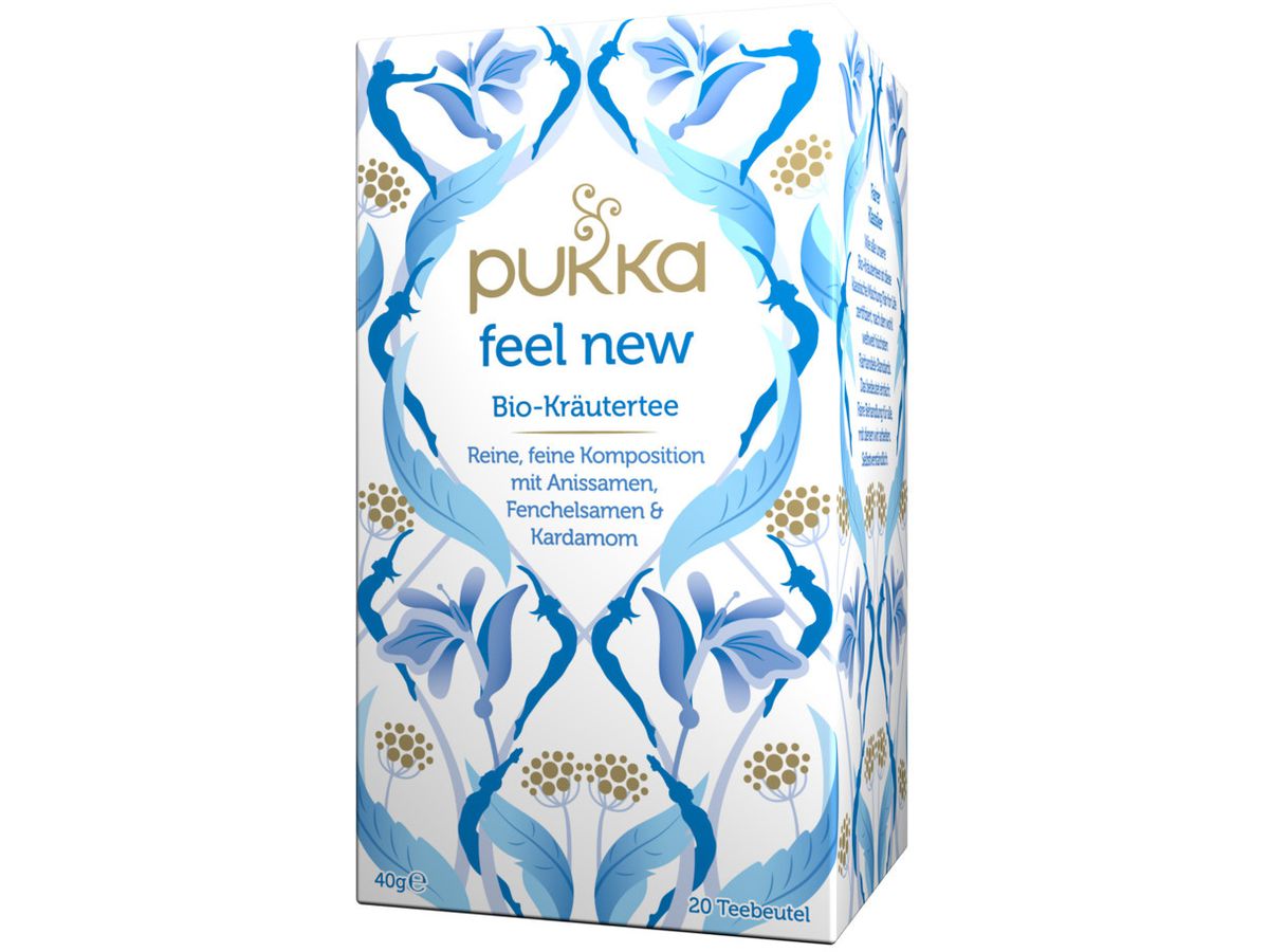 PUKKA Feel New 4091007 Bio Kräutertee 20 Beutel (5060519144133)