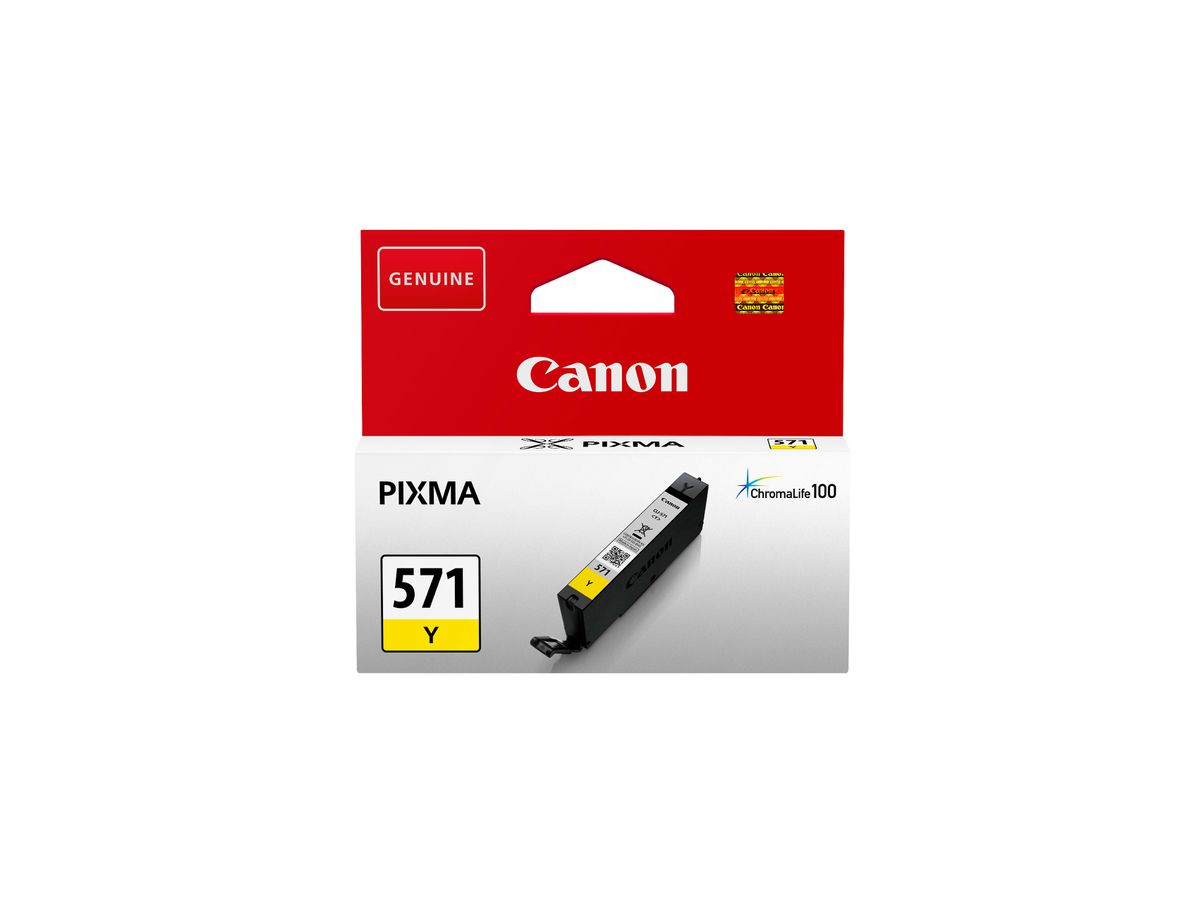 CANON Tintenpatrone yellow CLI-571Y PIXMA MG5750 7ml (4549292032970)