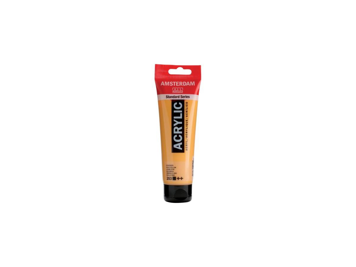 AMSTERDAM Peinture acrylique 120ml 17092532 jaune 253 (8712079268008)