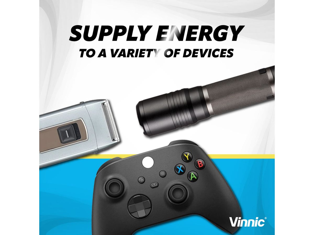 VINNIC USB Rech. Batt. C Type-C VPRB-UCC-2PC 3000mAh,Case,2pcs. (4898338020397)