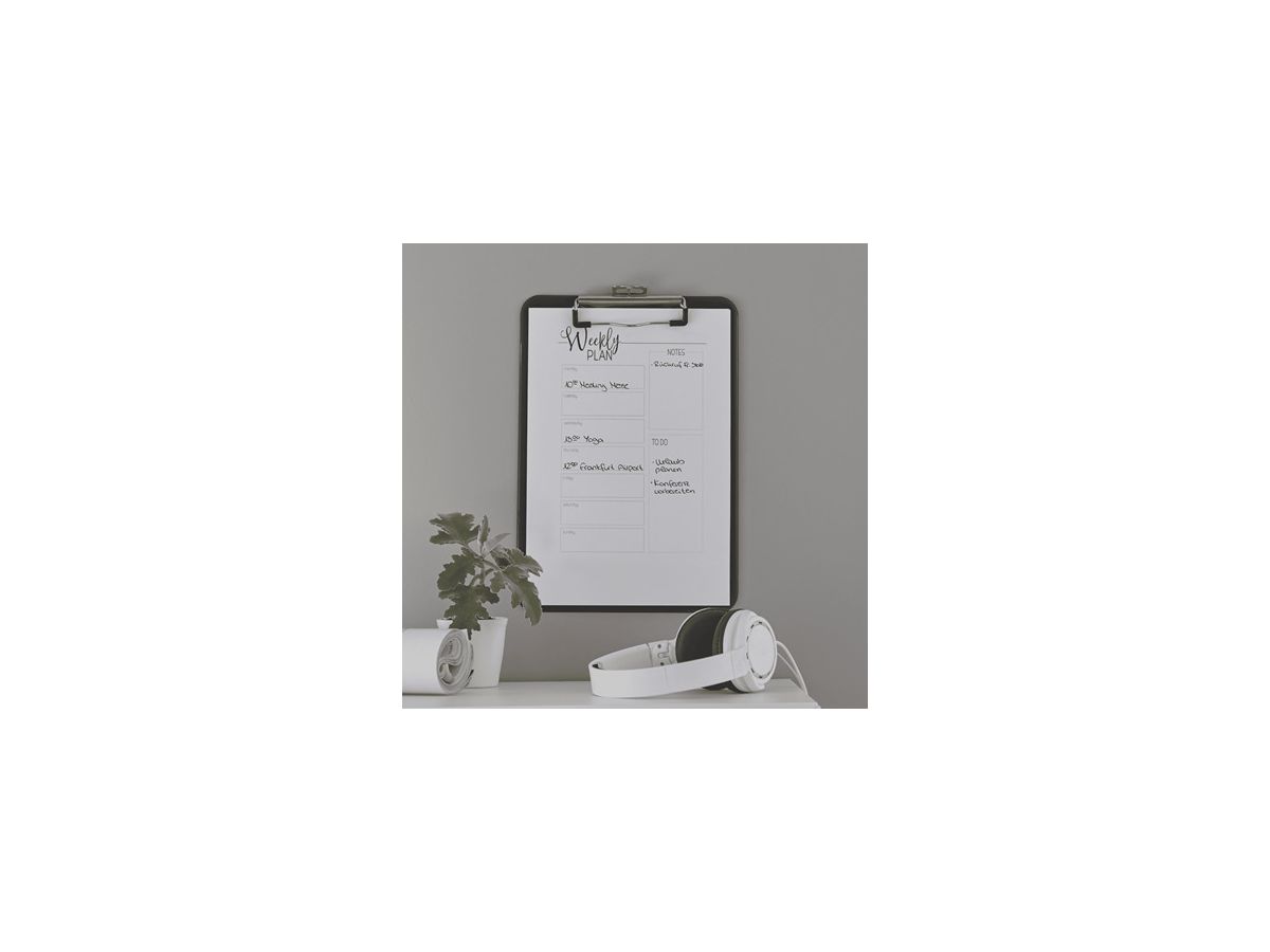 LEITZ Klemmbrett WOW PS A4 3971-00-01 weiss (4002432120604)