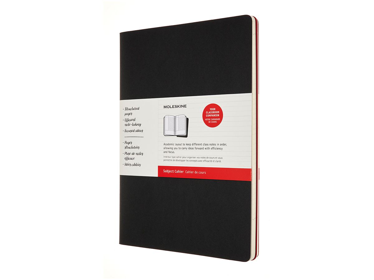 MOLESKINE Quaderno cartone A4 602527 rigato,nero/cranb.,120p. 2 pz. (8053853602527)