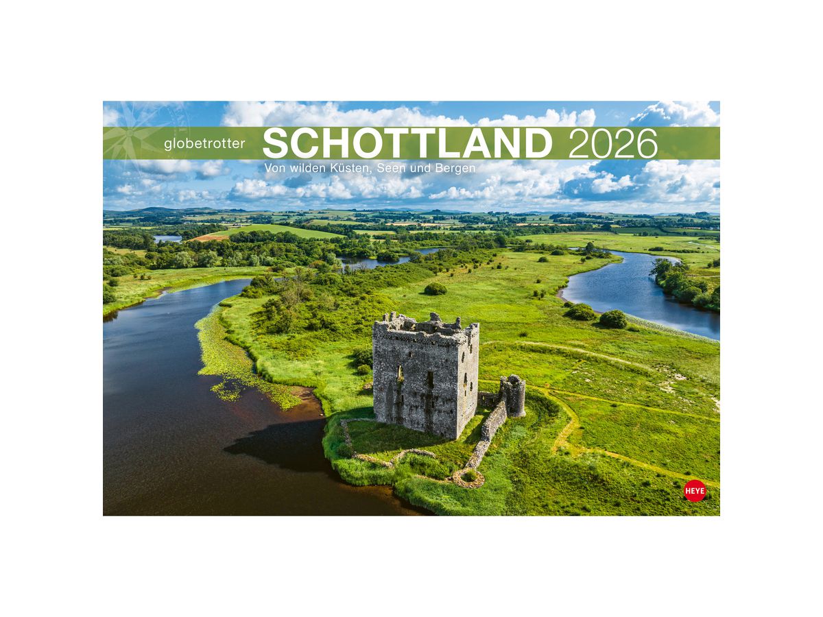 HEYE Calendrier 2026 23159+26 Écosse AL 58x39cm (9783756411733)