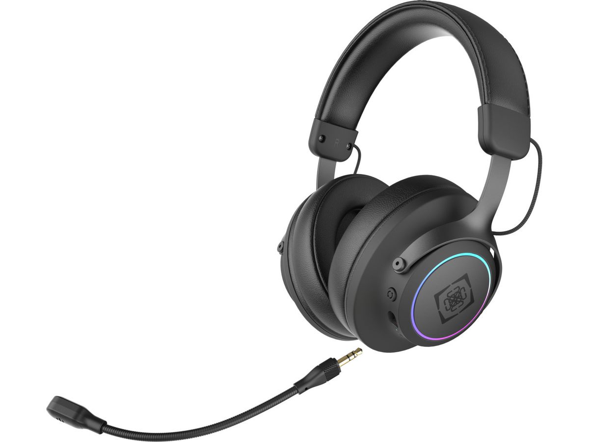 DELTACO Comfort Gaming Headset 7.1 GAM-163 Wireless,surround sound,Bl. (7333048060815)