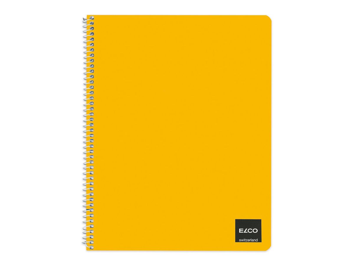 ELCO Cahier spiral quadr. 4mm A6 72885.07 blanc, 70g, ass. 50 flls. (7610425439700)