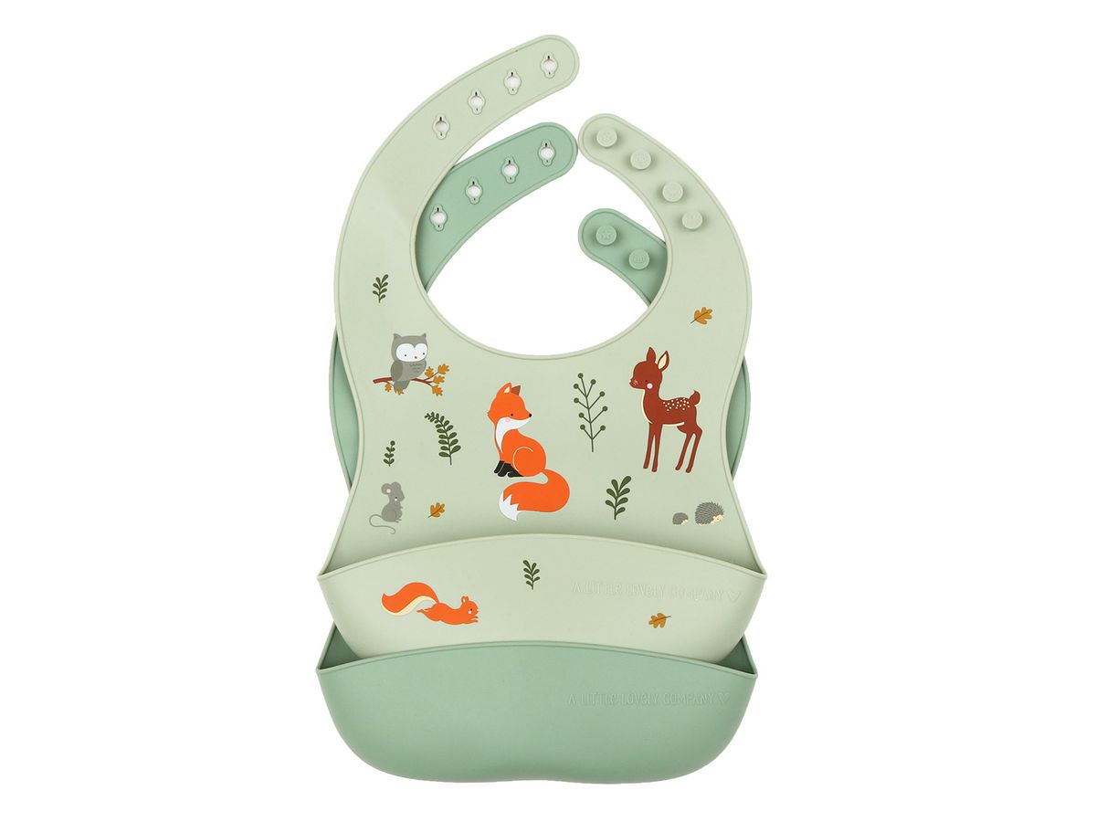 ALLC Silikonlätzchen SBFFMI04 Forest friends 2 Stück (8719715001548)