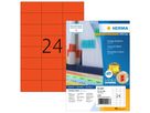 HERMA Etiketten SPECIAL 70x37mm 4407 rot,perm. 2400 St./100 Bl. (4008705044073)