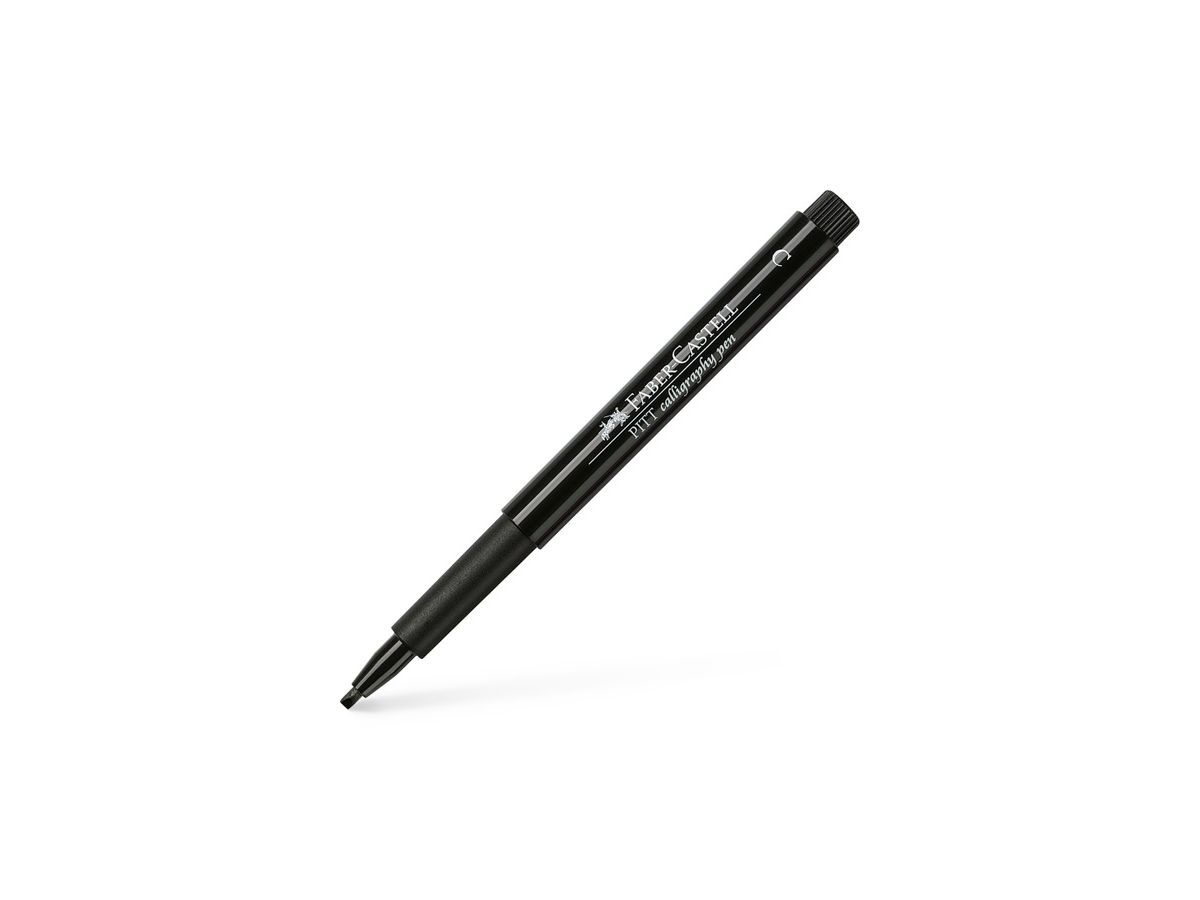 FABER-CASTELL Pitt Calligraphy-Pen 2mm 167599 schwarz (4005401675990)