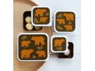 ALLC Lunch & Snackbox Set SBSEBE43 Bears (8719715001937)