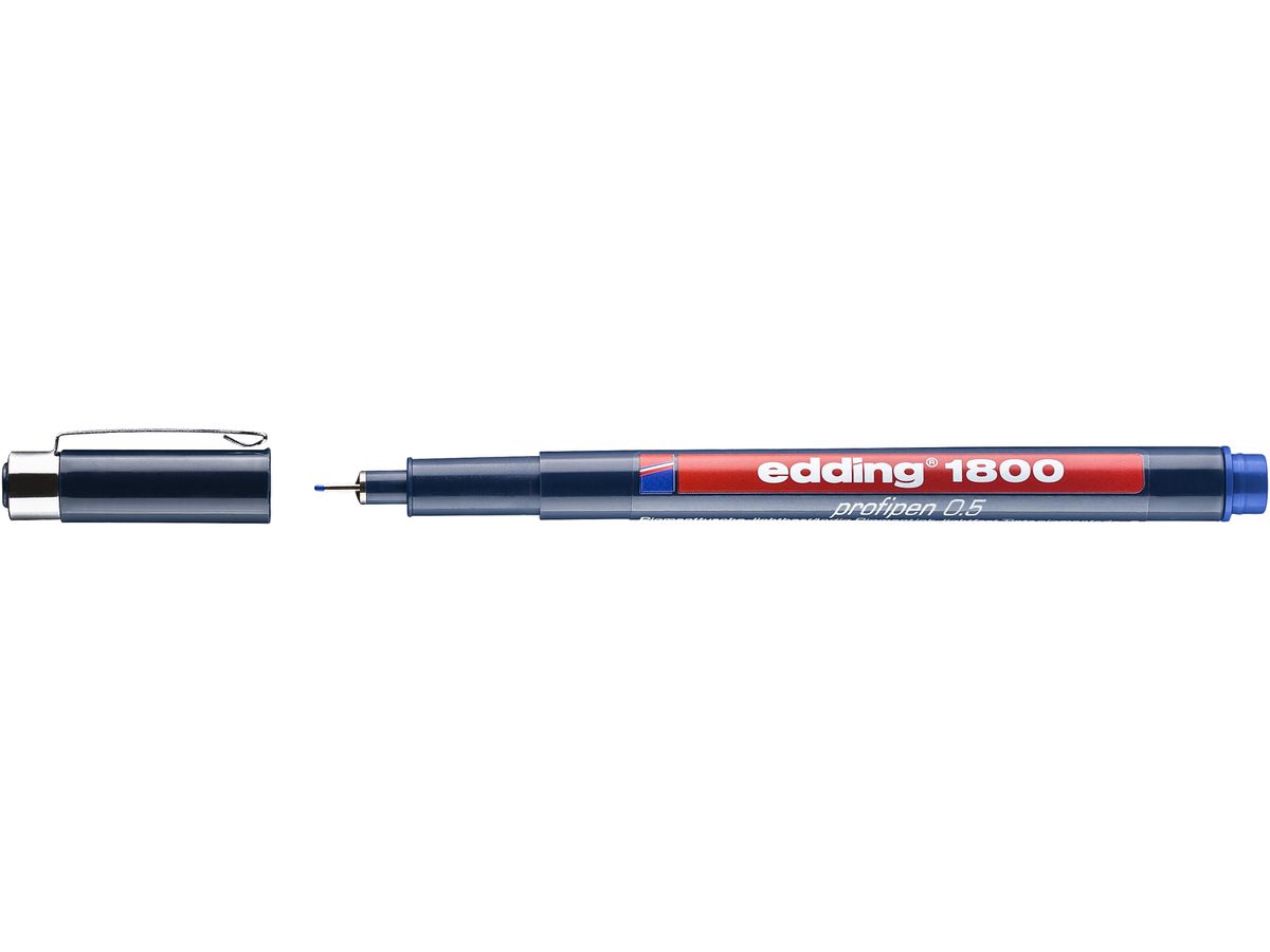 EDDING Profipen 1800 0.50mm 1800-3-05 blau (4004764044375)