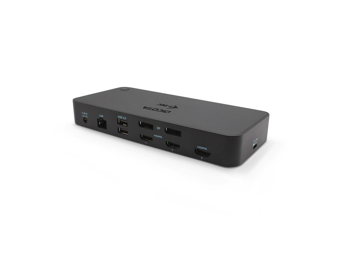 DICOTA USB-C 12-in-1 Docking Station D31951-CH 5K HDMI/DP PD 100W CH black (7640186417129)