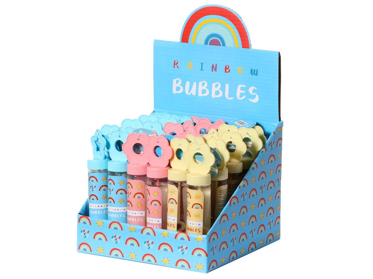 ROOST Seifenblasen Regenbogen TY759 assortiert 13x3x2.5cm (5055071765087)