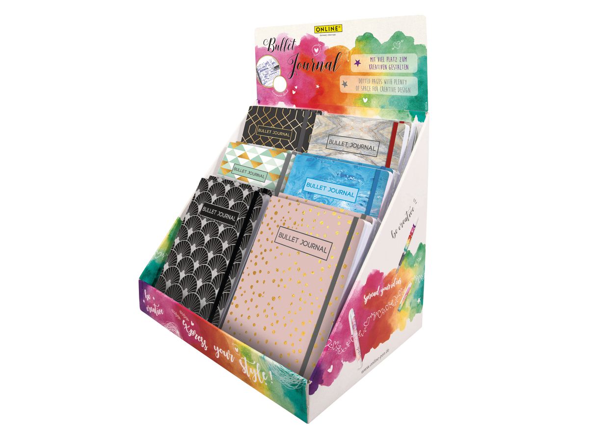 ONLINE Bullet Journal Display 02251/12 12 ass. (4014421022516)