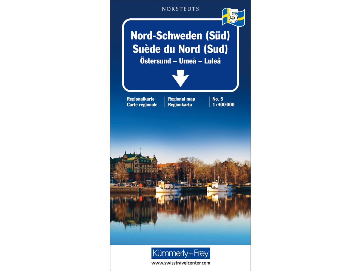KÜMMERLY+FREY Strassenkarte 3-259-01812- Nord-Schweden (Süd) 1:400 000 (9783259012659)