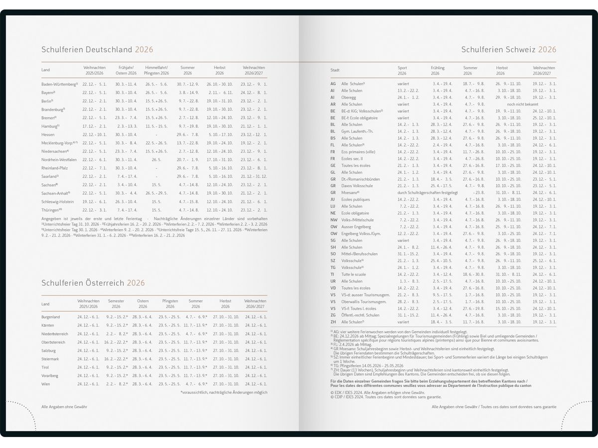 RIDOIDE Design Line 2026 7028507026.26 1J/1P Watercolor AL 14.8x21cm (4003273788749)