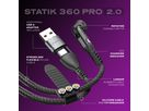 STATIK Statik 360 Pro, Uni.Mag. Tip PUP-0520-10FT Cable, 3m, 100W Black (0810024055166)