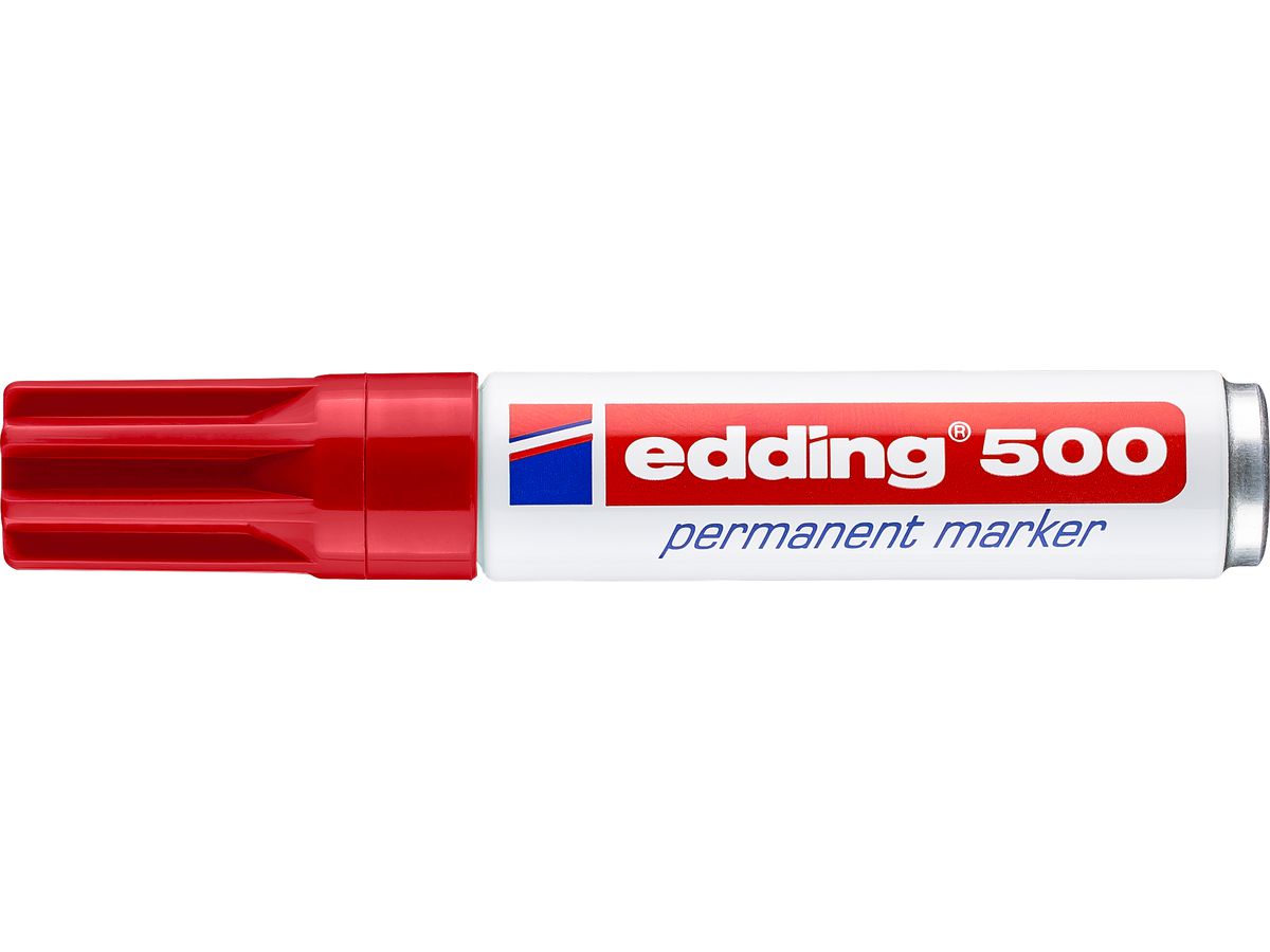 EDDING Marqueur permanent 500 2-7mm 500-2 rouge (4004764329632)