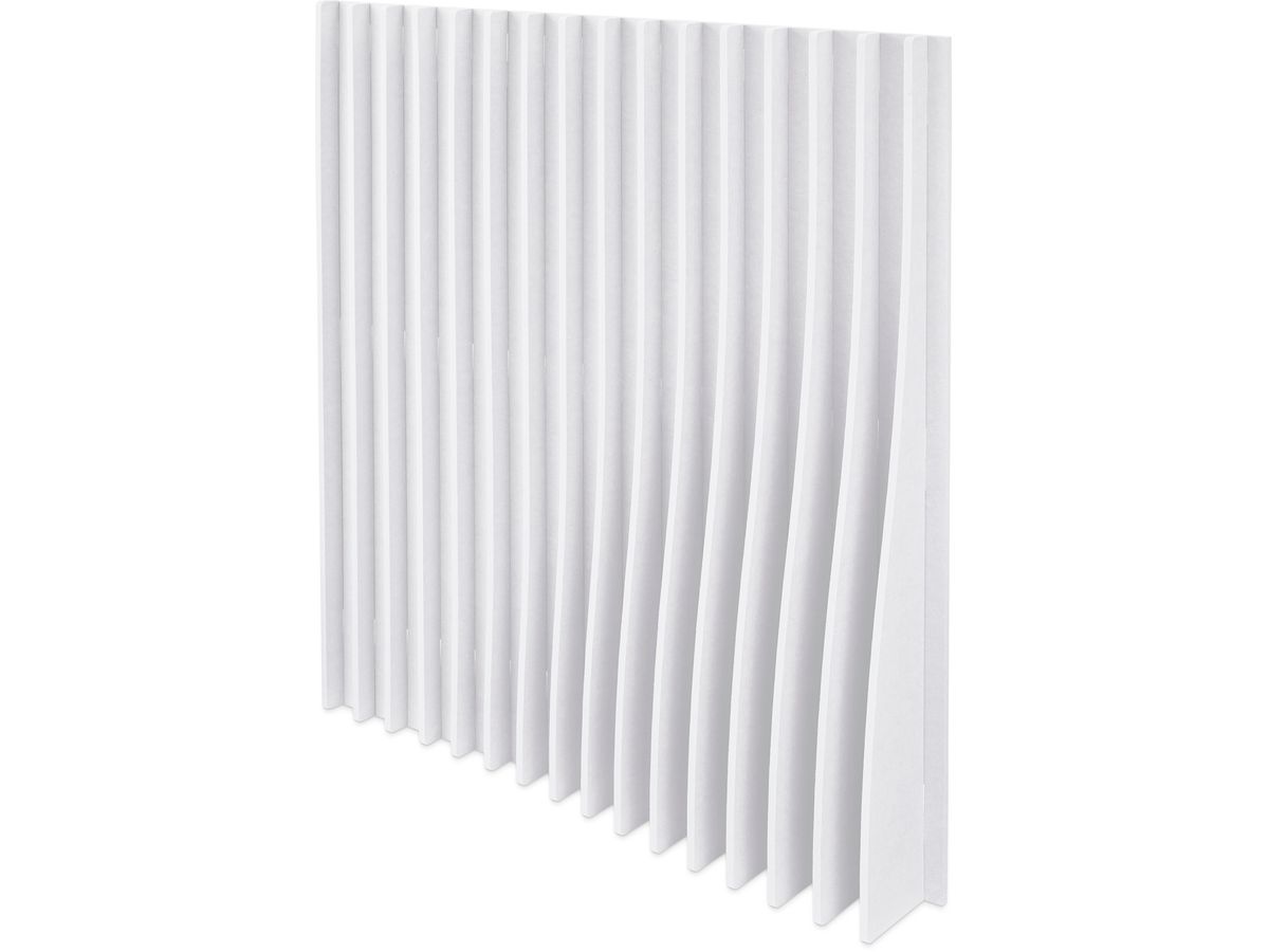 SUONO Panneaux muraux 120x120x16cm 3332.U12.0400 BLADES, blanc (7640439765403)