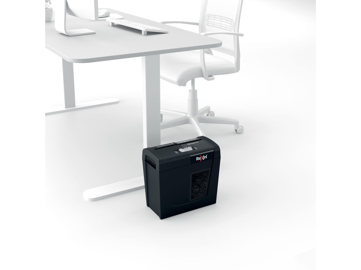 REXEL Aktenvernichter Secure 2020122EU X6, P-4, 10lt (5028252615266)