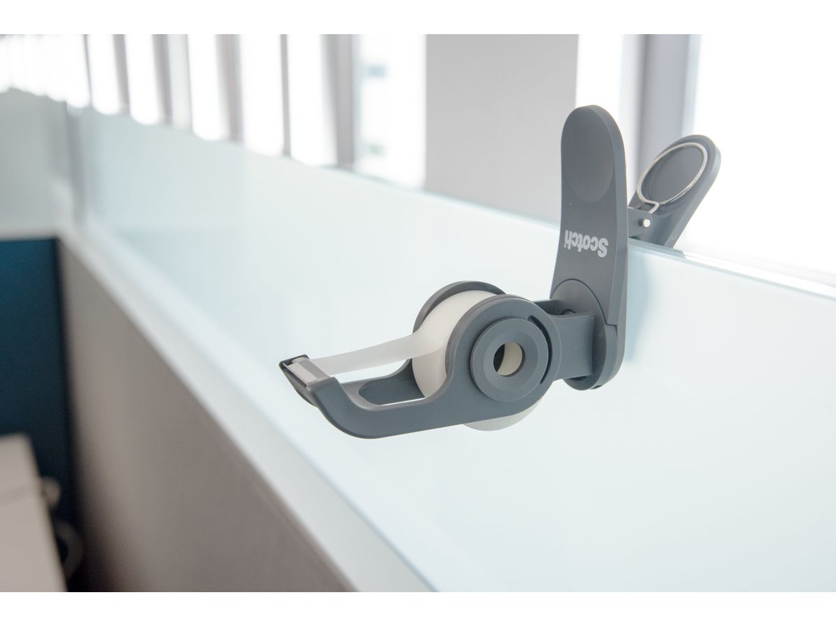 SCOTCH Abroller Clip and Twist d.grau C19-CLIP-CG 1 Rolle Magic Tape 19mmx8.89m (4054596714953)