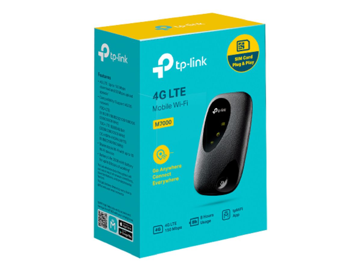 TP-LINK 150Mbps 4G LTE Mobile WiFi M7000 (4895252501728)