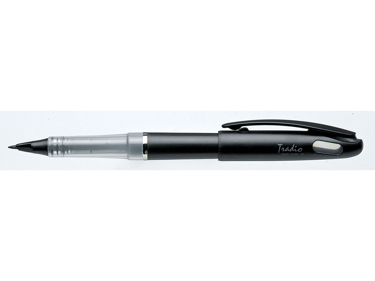 PENTEL Tradio Stylo TRJ50-AO schwarz, Schrift schwarz (3474370050014)