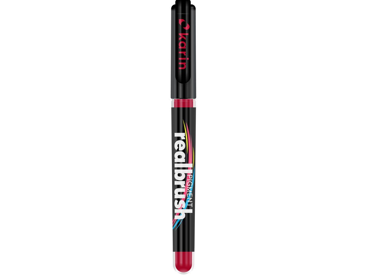 KARIN Real Brush Pen 0.4mm 33Z199 Pigment, poppy (5904446031930)
