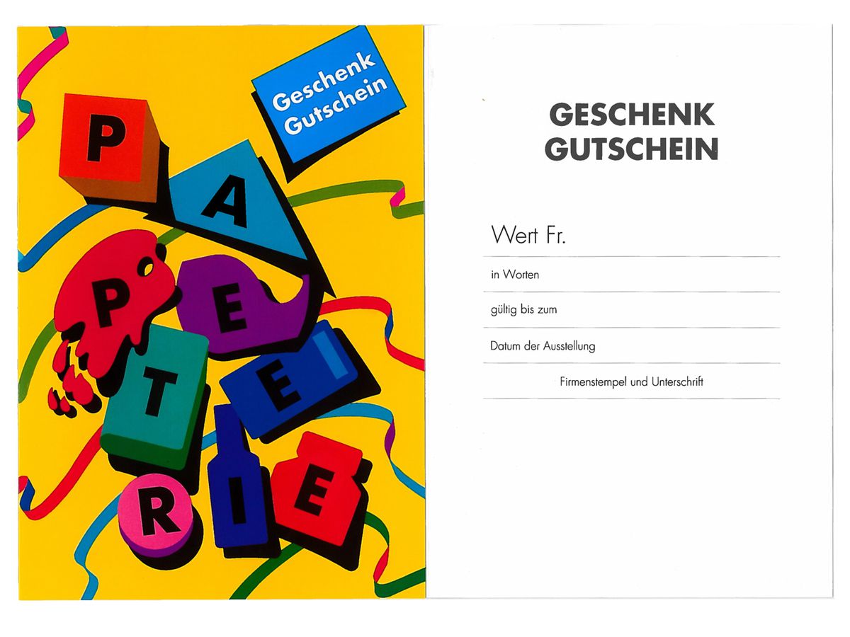 NEUTRAL Geschenkgutschein Papeterie 100.18 ()