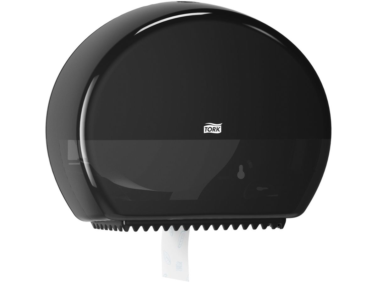 TORK Spender Toilettenpapier T2 555008 Mini Jumbo, schwarz (7322540354867)