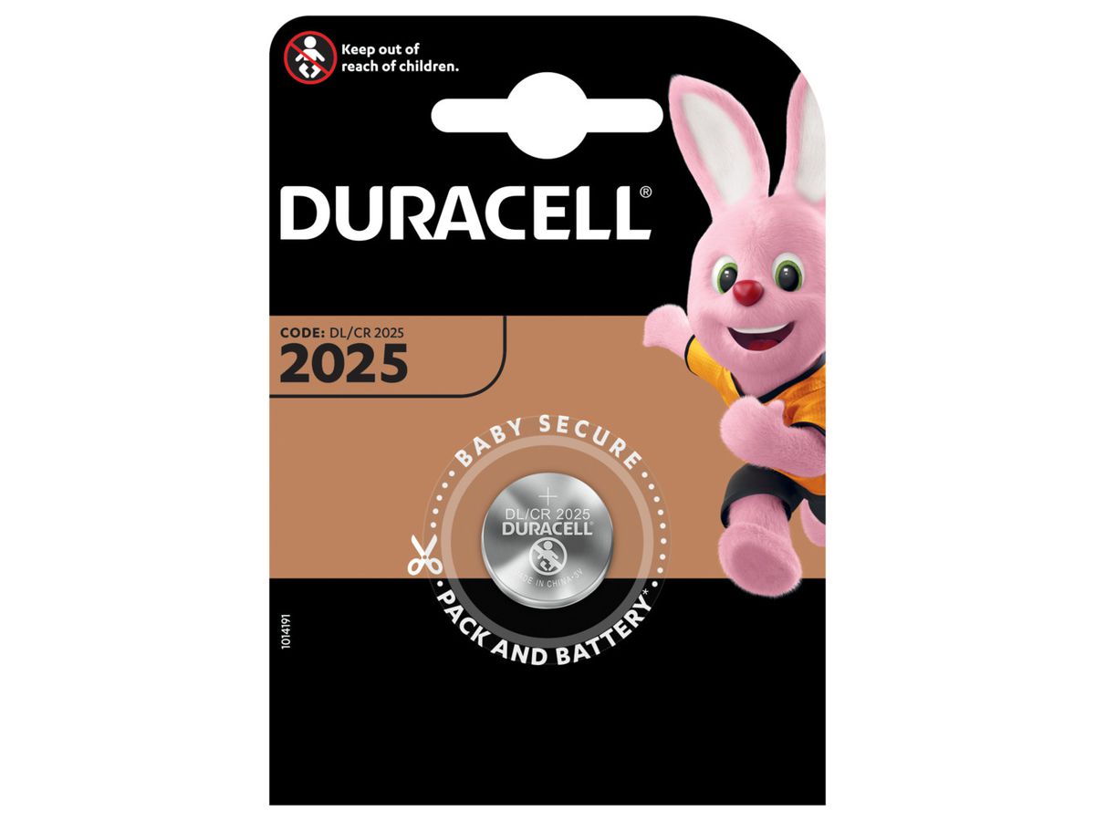DURACELL Micro Pila Specialty DL2025 CR2025, 3V (5000394033979)