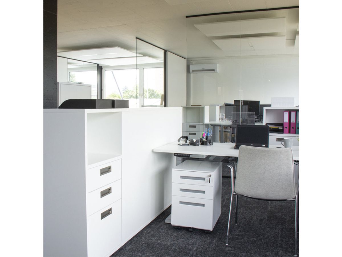 CONTINI Rollcontainer 102460 weiss, 3 Schubladen (9470102460001)