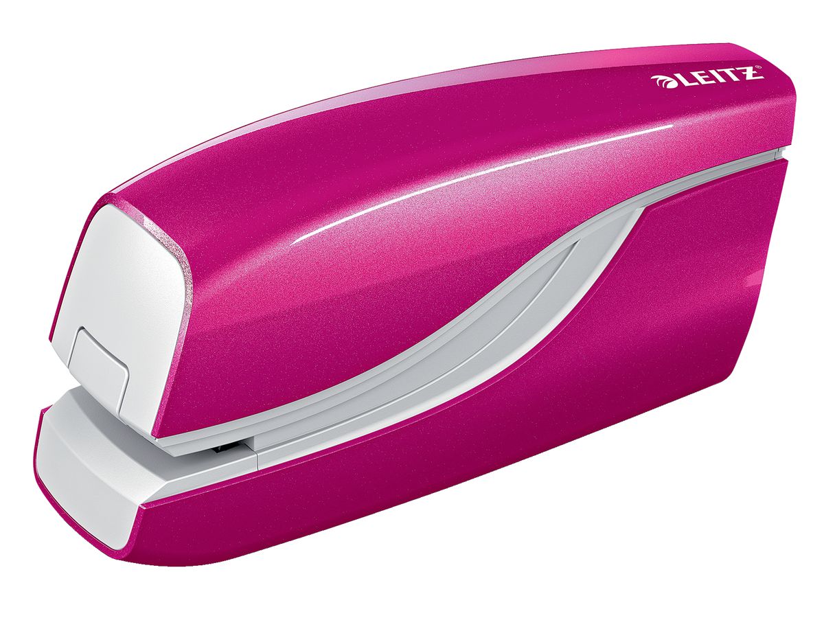 LEITZ Agrafeuse electron. NeXXt 5566 55661023 pink 10 feuilles (4002432111312)