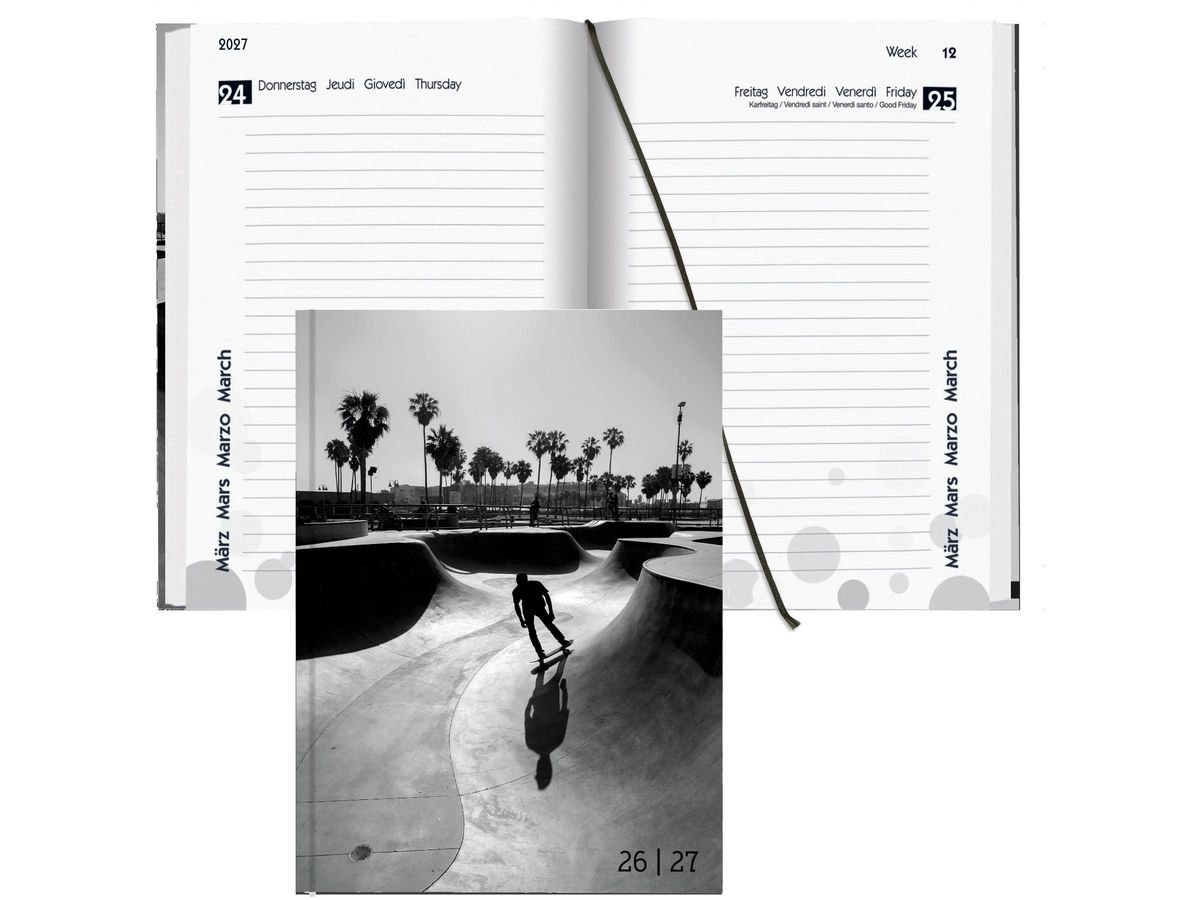 BIELLA Agenda scuola Skater 26/27 806514820027U 1J/1P 12x16.5cm (7611365530519)