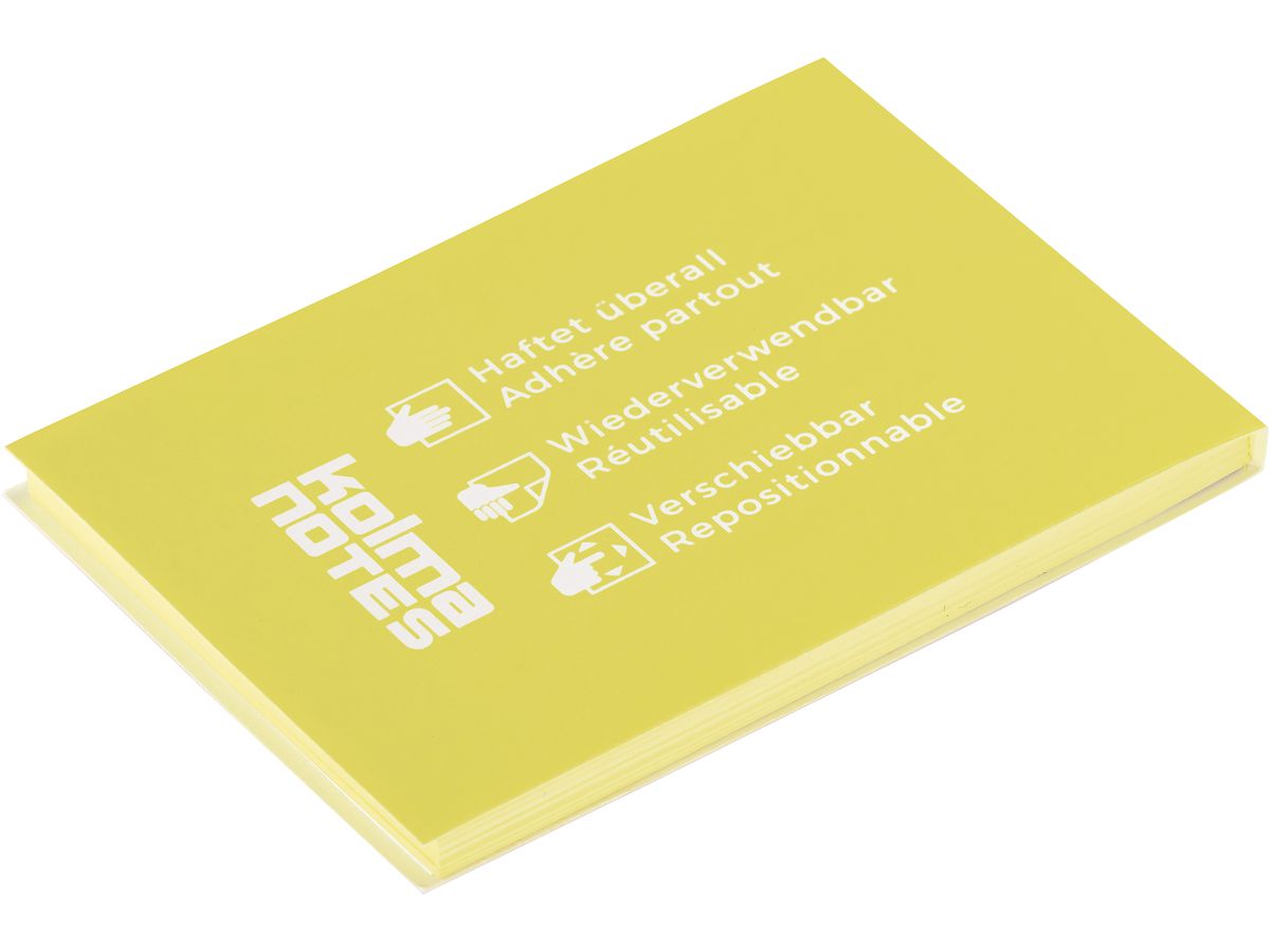 KOLMA kolma NOTES A7 13.007.11 1x100 Blatt gelb (7611967130209)