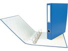 BIELLA Livre prés. Dinor-Quatro 4cm 12644405U bleu, 4-anneaux A4 (7611365255900)