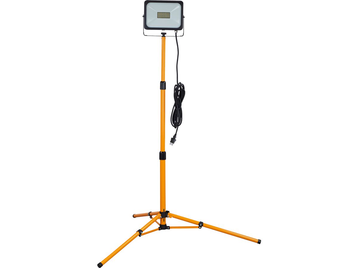 STEFFEN Lampada da lavoro LED 199081KT10 giallo, con treppiede, 50W (7611007169695)