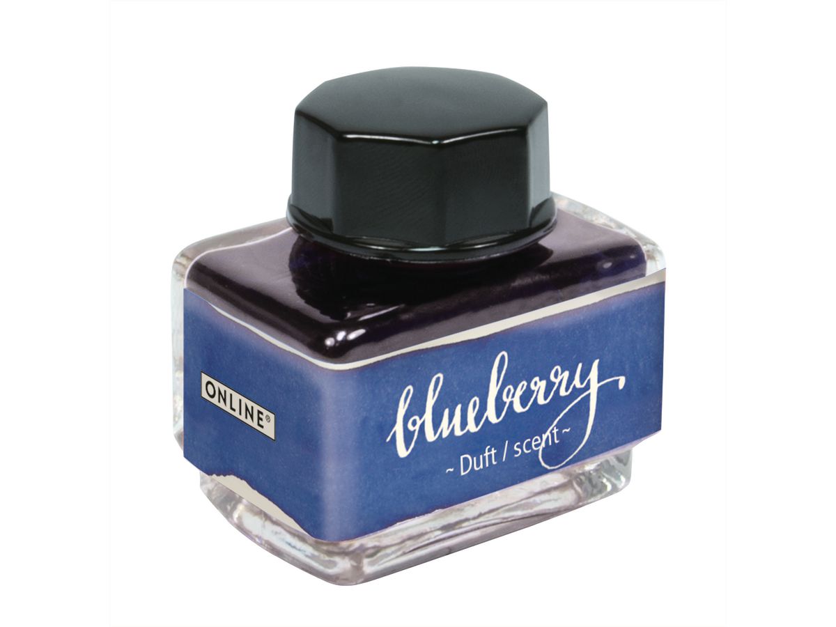ONLINE Tintenglas 15ml 17060/3 Dufttinte Blueberry, Royal b. (4014421170606)