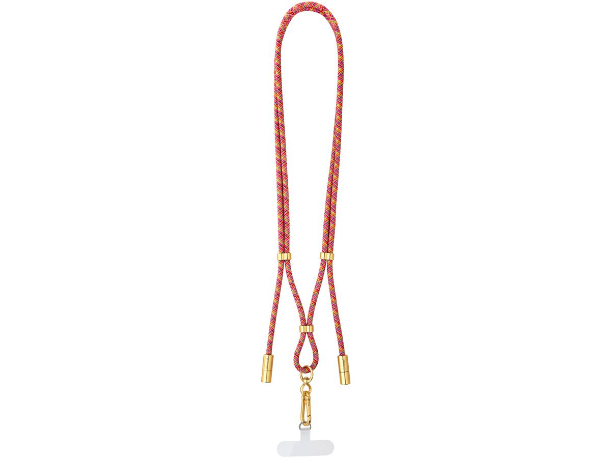 INTENSO Phone Lanyard Charg.Data Cable 7991005 2x USB-C, up to 1.65m neon mix (4034303037223)