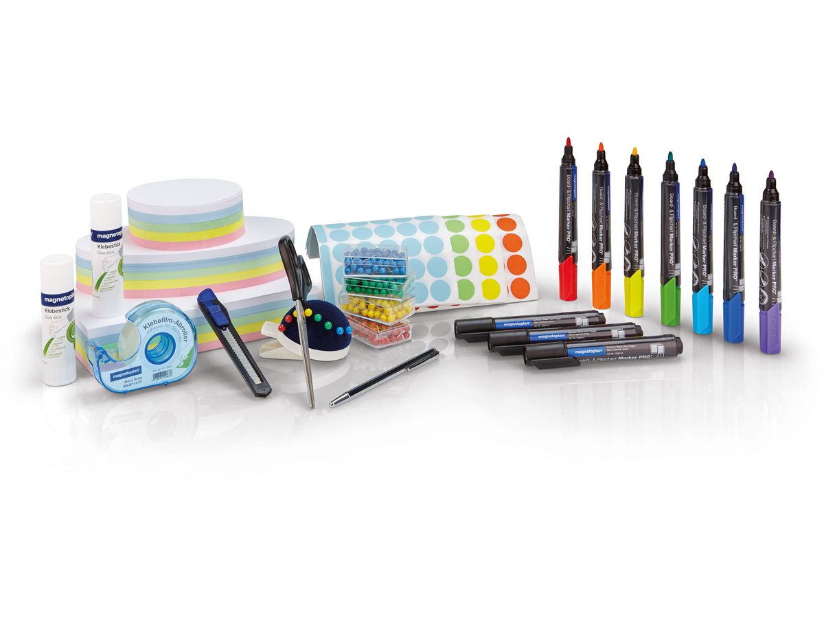 MAGNETOPLAN Sac de présentation ecoAware 11123 bleu, feutre, acc. incl. (4013695064574)